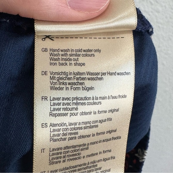 Scotch & Soda Men’s Small Floral Blue Printed Summer Shorts Beach Relaxed fit - Picture 5 of 10